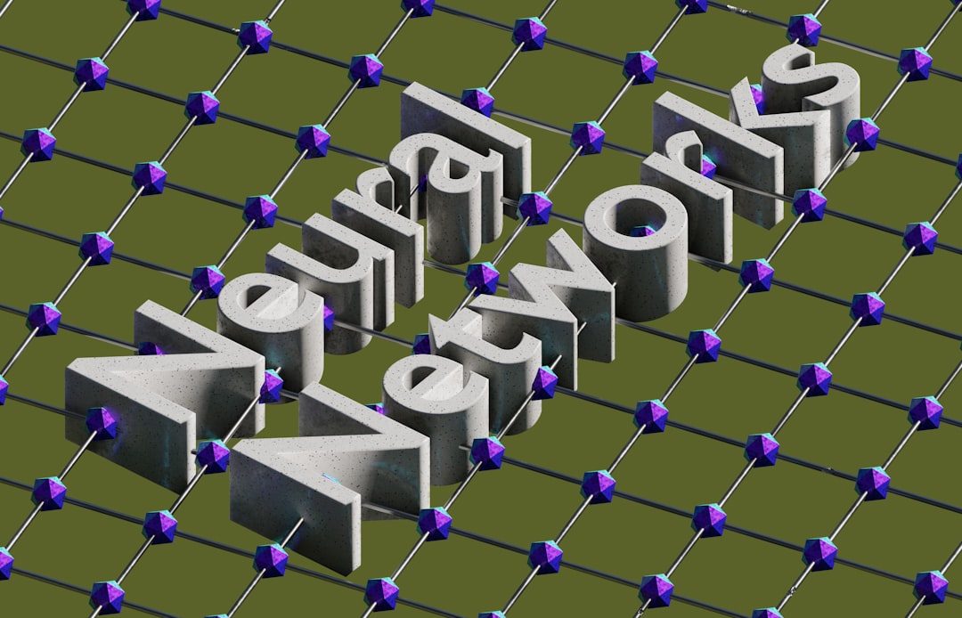 A computer generated image of a number of letters