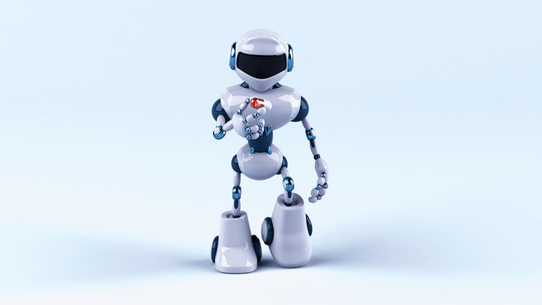 a robot that is standing on one foot