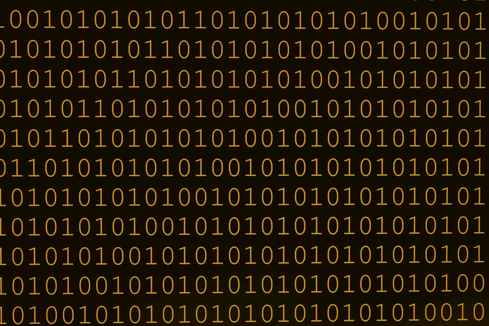 Abstrakte Darstellung eines digitalen Wasserzeichens aus Code-Mustern als Sinnbild für KI-Textkennzeichnung