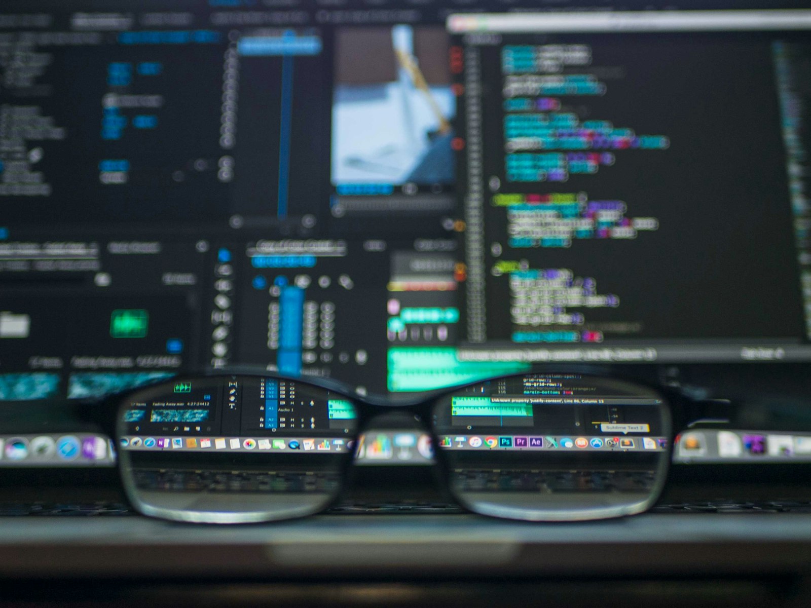 Bildschirm mit Programmcode in einem Forschungslabor als Sinnbild für automatisierte KI-Entwicklung
